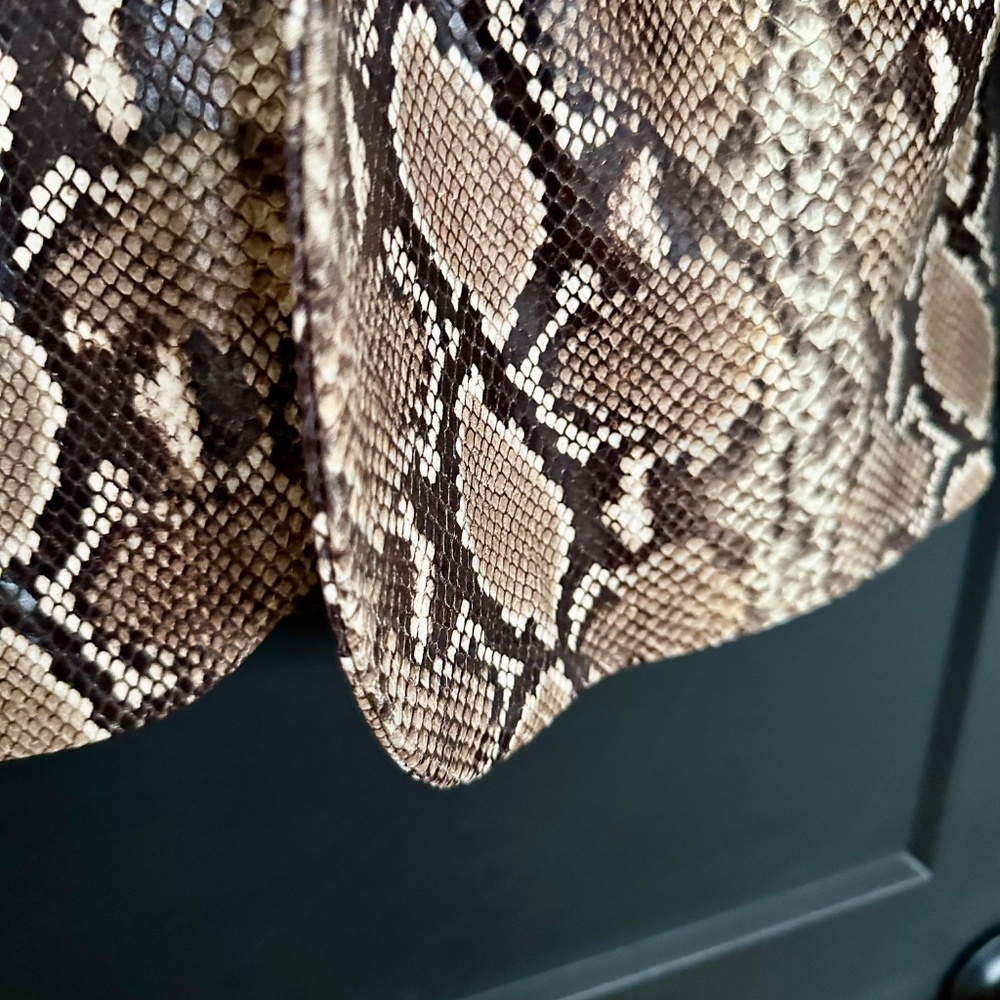 🔥 NWT The Kooples Leather Snakeskin-Effect Blazer | 100% Calfskin | RARE $1115 - Picture 10 of 13